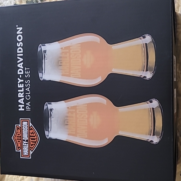 HarleyDavidson Dining Set Of Harley Davidson Glasses Poshmark